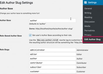 WordPress'te yazar URL slug ve base nasıl değiştirilir